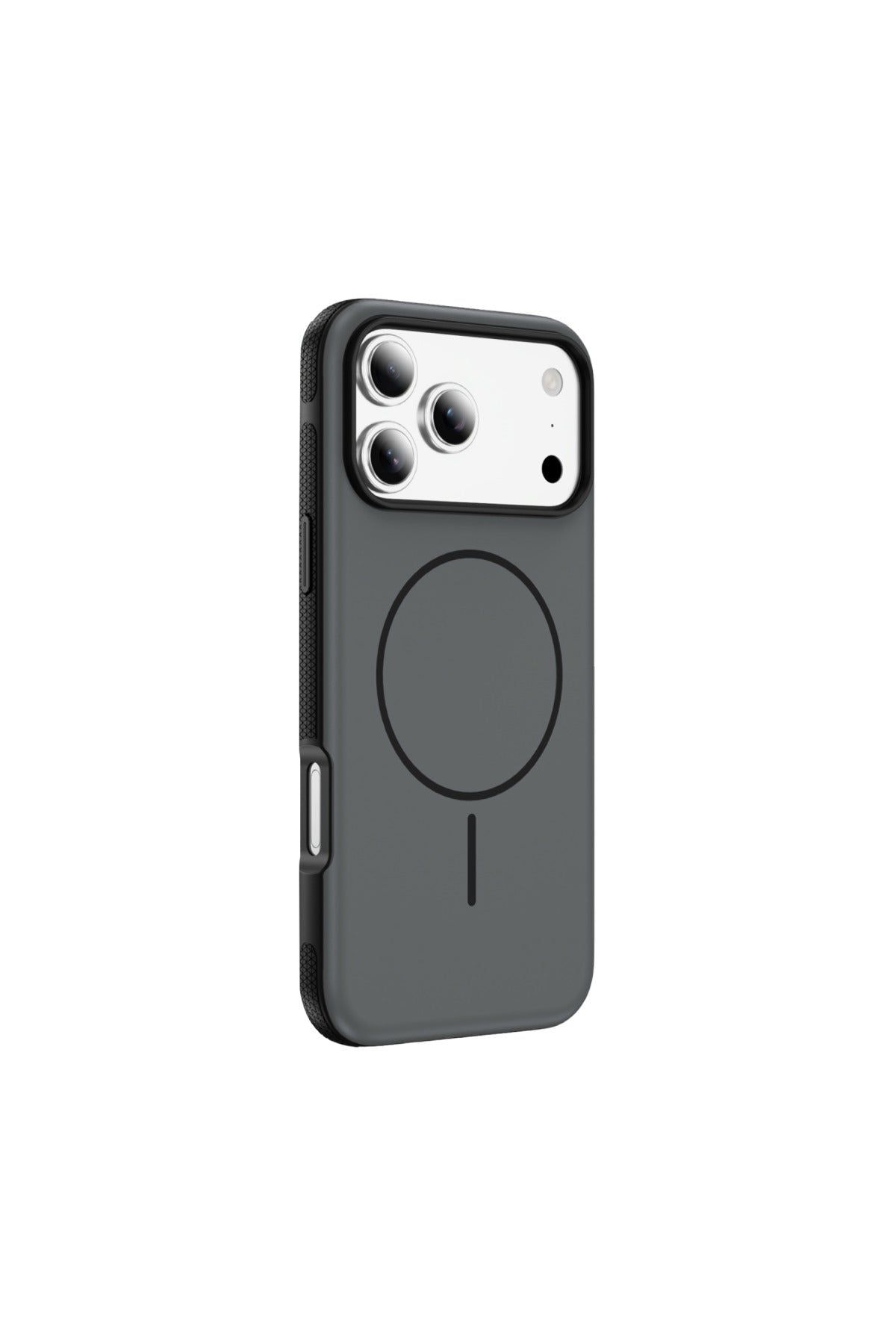 iPhone 17 Pro Max Uyumlu MagSafe Kılıf Kaymaz Mat Parmak İzi Bırakmayan Darbe Korumalı Neksa Kapak - Siyah