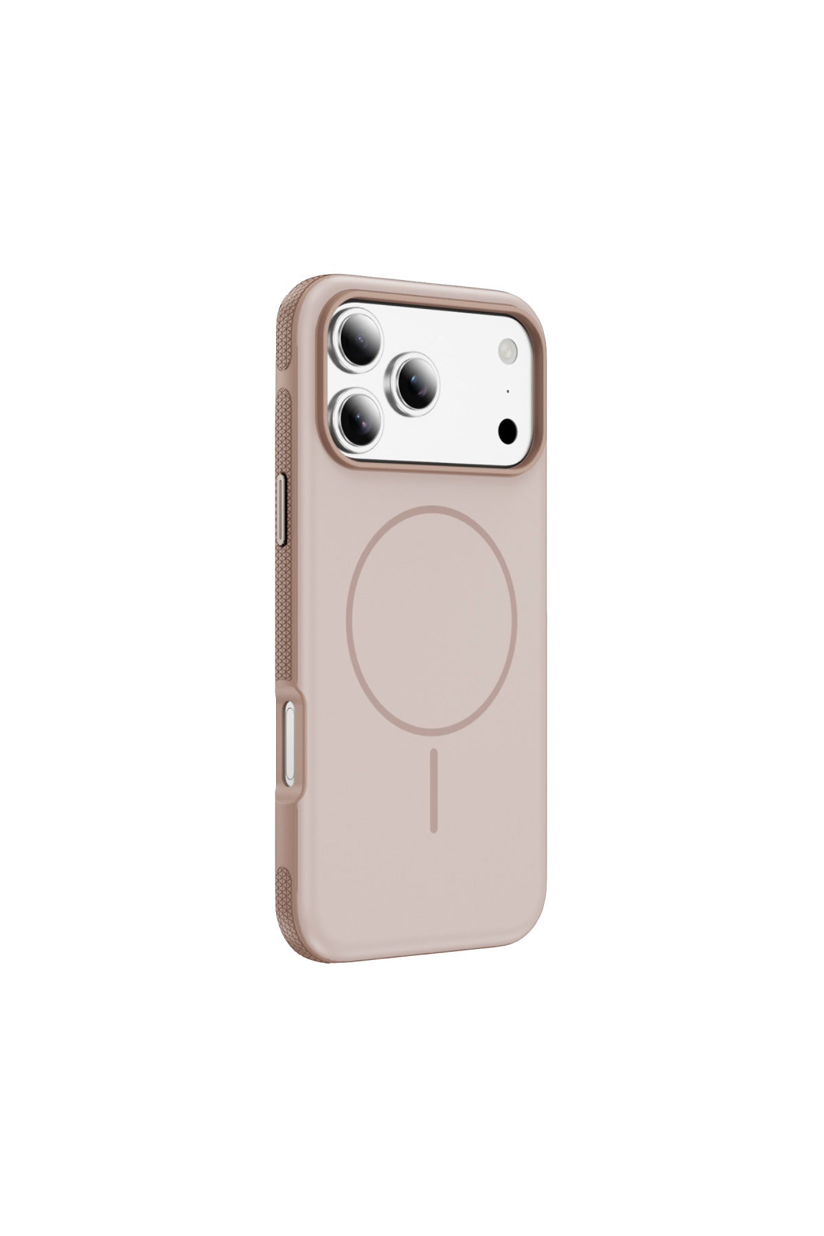 iPhone 17 Pro Max Uyumlu MagSafe Kılıf Kaymaz Mat Parmak İzi Bırakmayan Darbe Korumalı Neksa Kapak - Rose Gold