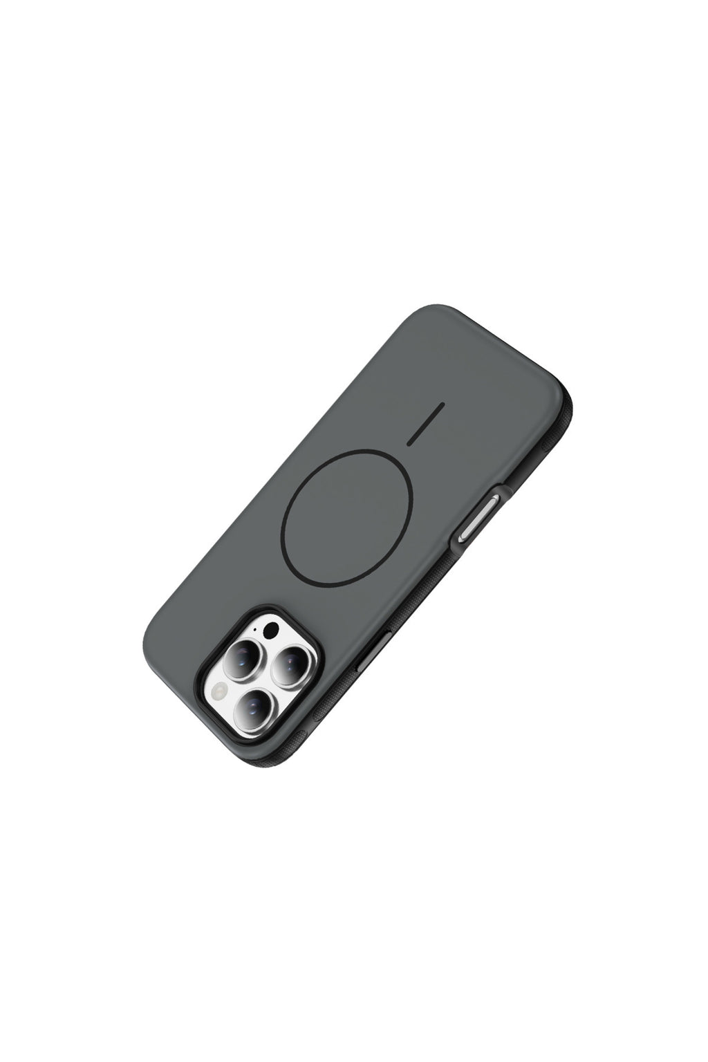 iPhone 16 Pro Max Uyumlu MagSafe Kılıf Kaymaz Mat Parmak İzi Bırakmayan Darbe Korumalı Neksa Kapak - Siyah