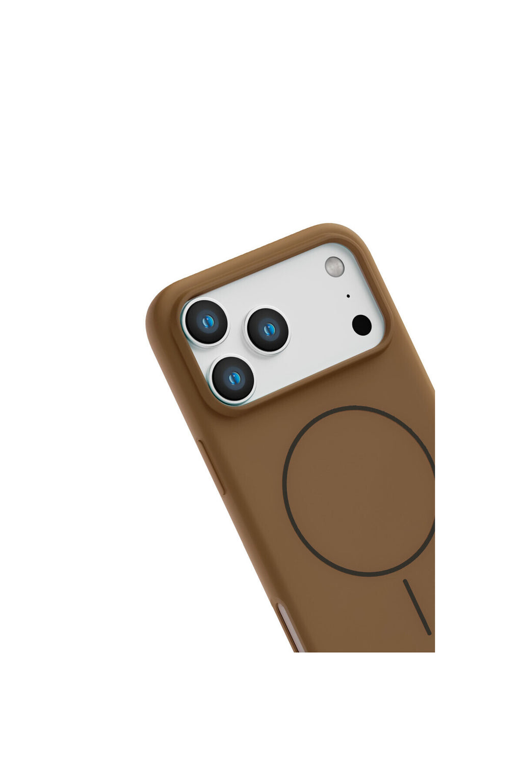 İphone 17 Pro Kılıf Kamera Korumalı Mage Safe Özellikli Joko Jully Kapak - Kahverengi