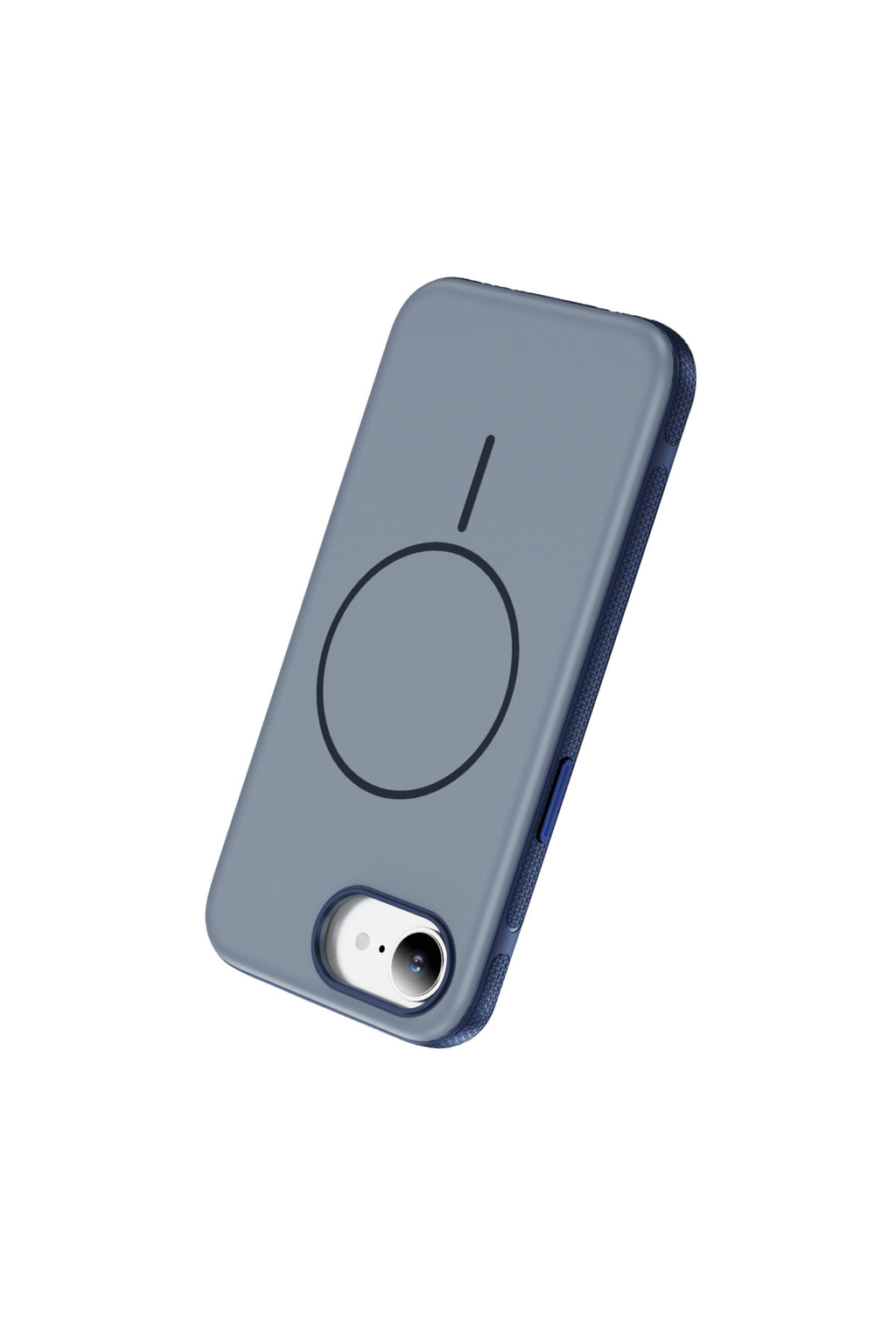 iPhone 16E&17E Uyumlu MagSafe Kılıf Kaymaz Mat Parmak İzi Bırakmayan Darbe Korumalı Neksa Kapak - Lacivert