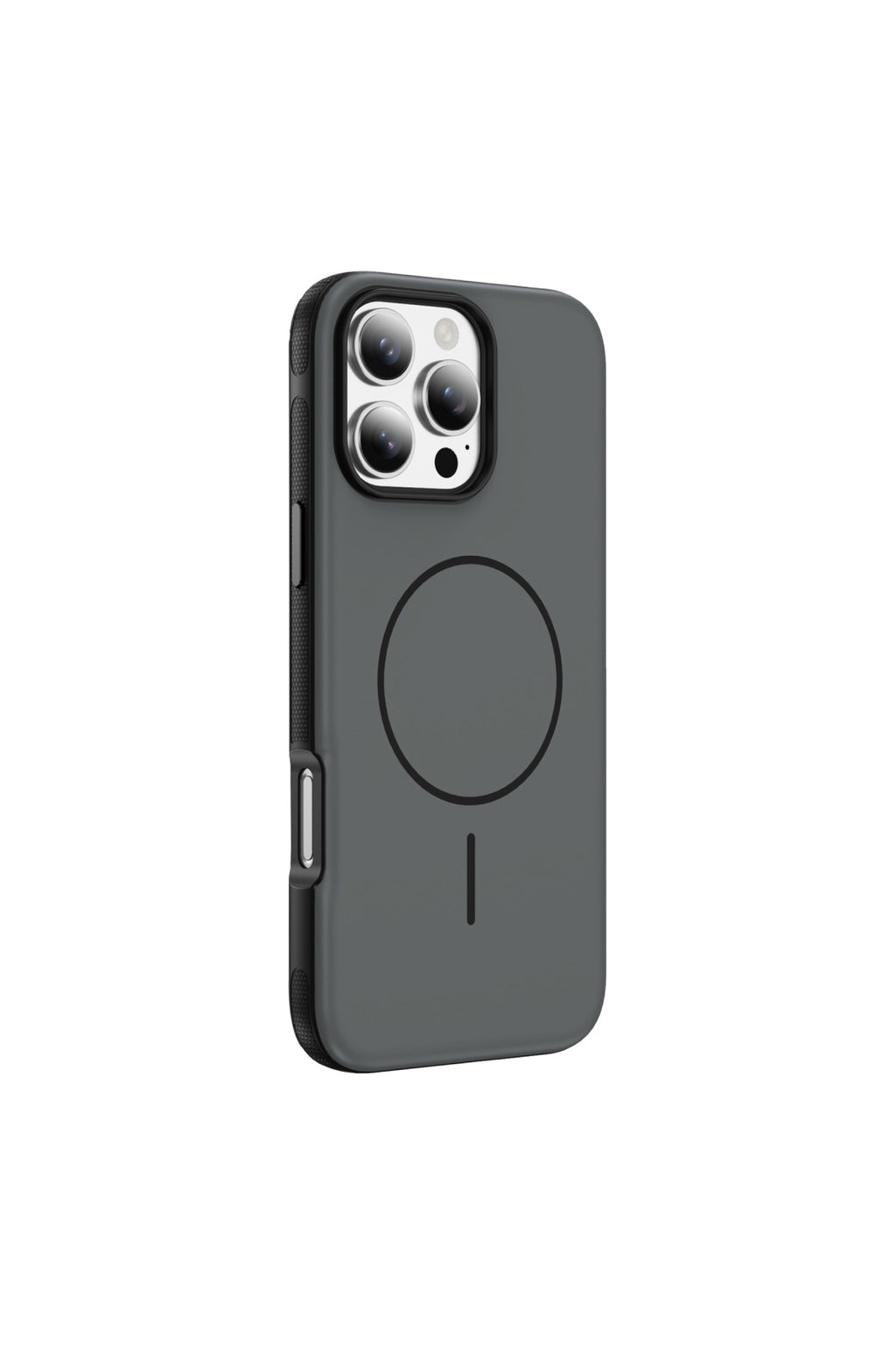 iPhone 16 Pro Max Uyumlu MagSafe Kılıf Kaymaz Mat Parmak İzi Bırakmayan Darbe Korumalı Neksa Kapak - Siyah