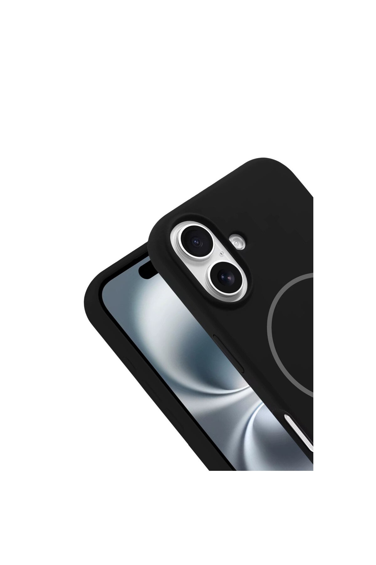 İphone 16 Kılıf Kamera Korumalı Mage Safe Özellikli Joko Jully Kapak - Pudra