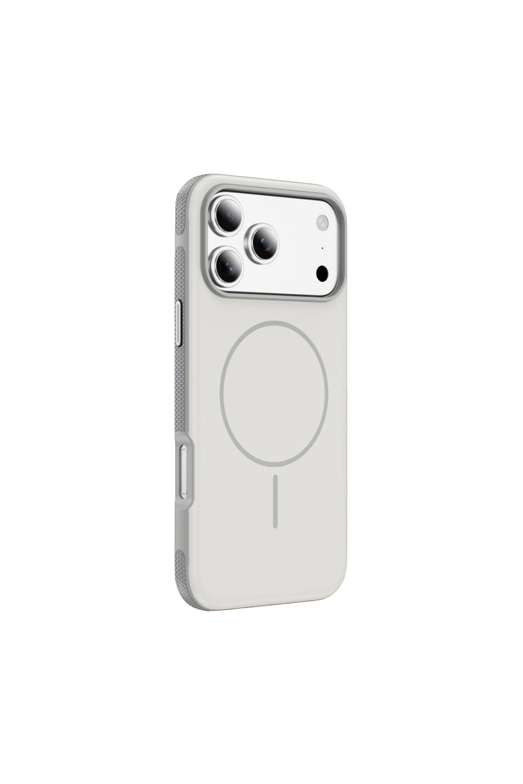 iPhone 17 Pro Max Uyumlu MagSafe Kılıf Kaymaz Mat Parmak İzi Bırakmayan Darbe Korumalı Neksa Kapak - Beyaz