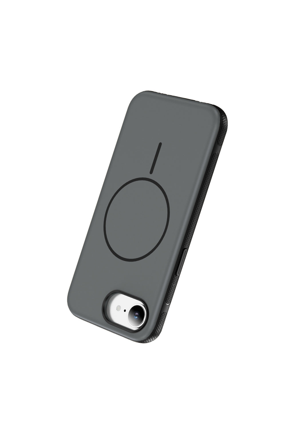 iPhone 16E&17E Uyumlu MagSafe Kılıf Kaymaz Mat Parmak İzi Bırakmayan Darbe Korumalı Neksa Kapak - Siyah