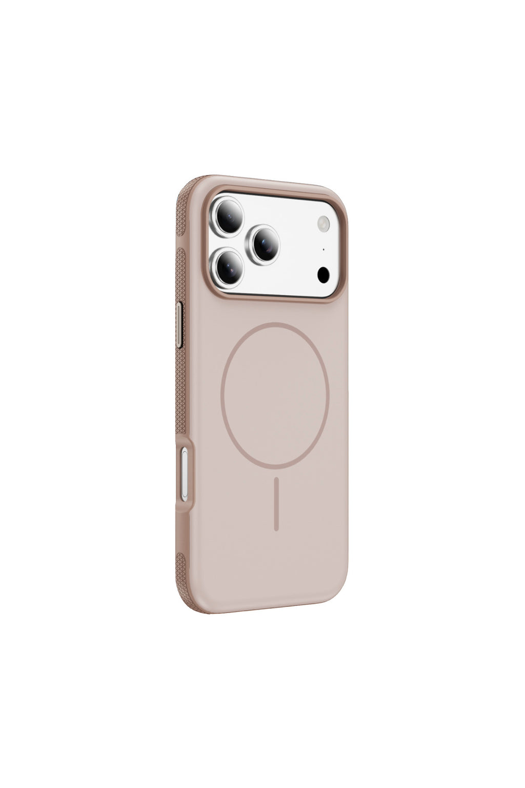 iPhone 17 Pro Uyumlu MagSafe Kılıf Kaymaz Mat Parmak İzi Bırakmayan Darbe Korumalı Neksa Kapak - Rose Gold
