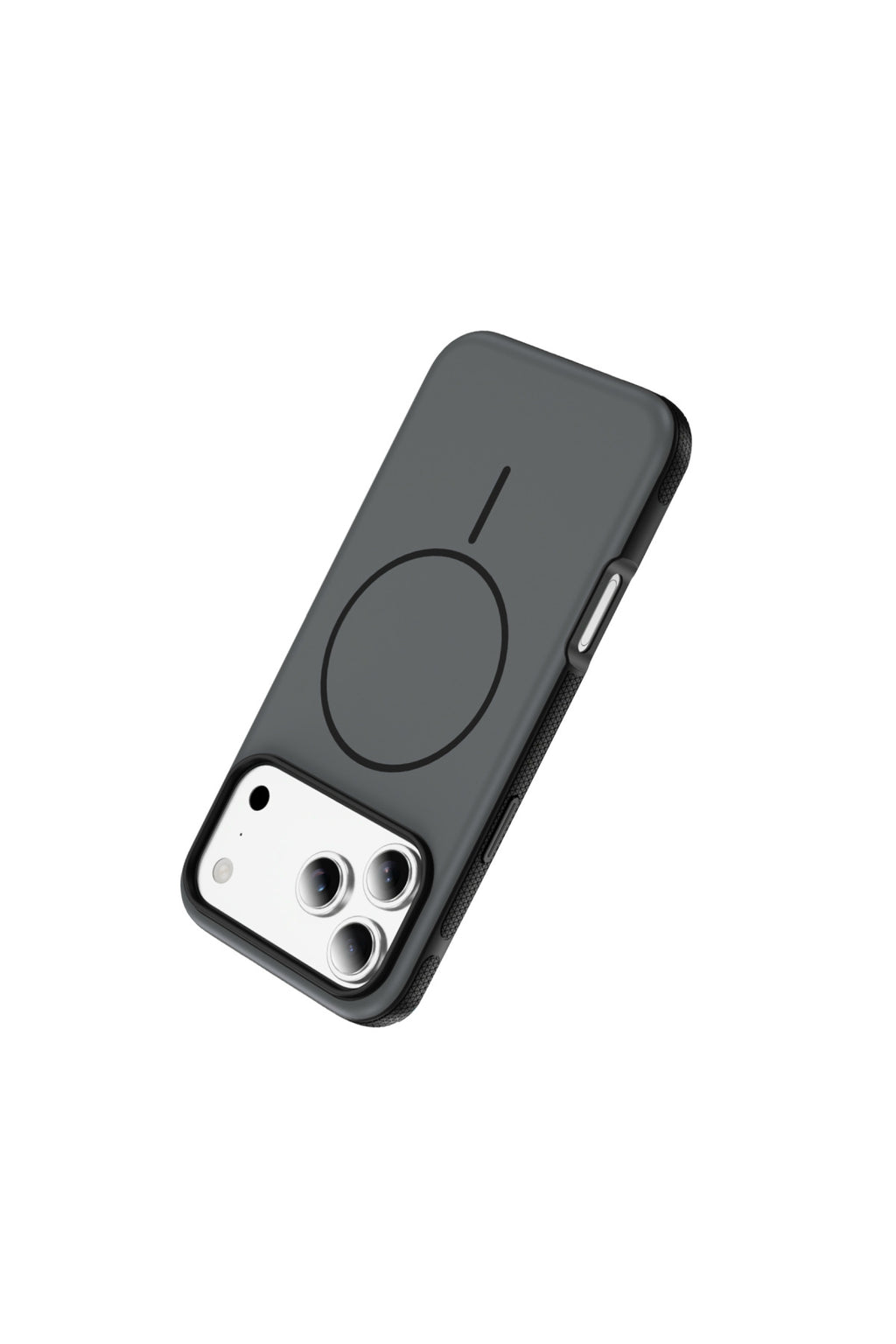 iPhone 17 Pro Max Uyumlu MagSafe Kılıf Kaymaz Mat Parmak İzi Bırakmayan Darbe Korumalı Neksa Kapak - Siyah
