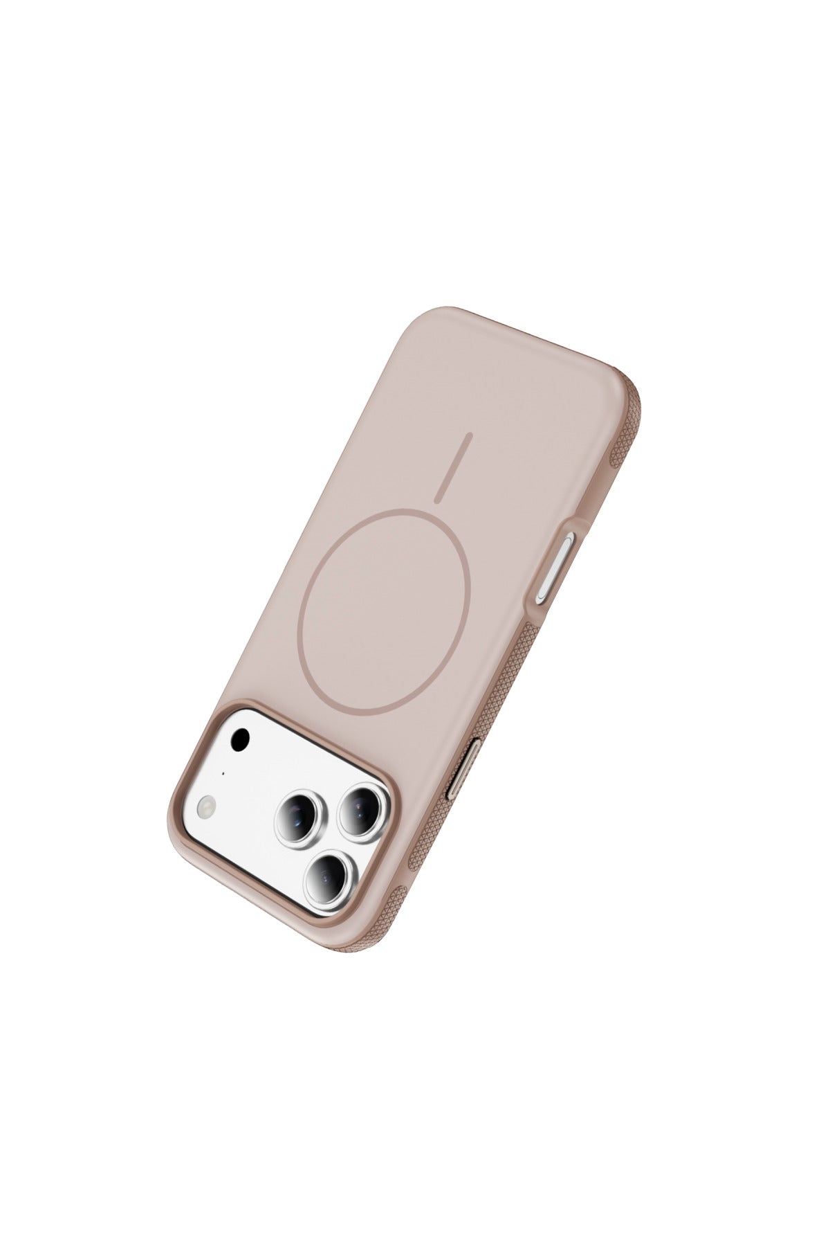 iPhone 17 Pro Max Uyumlu MagSafe Kılıf Kaymaz Mat Parmak İzi Bırakmayan Darbe Korumalı Neksa Kapak - Rose Gold