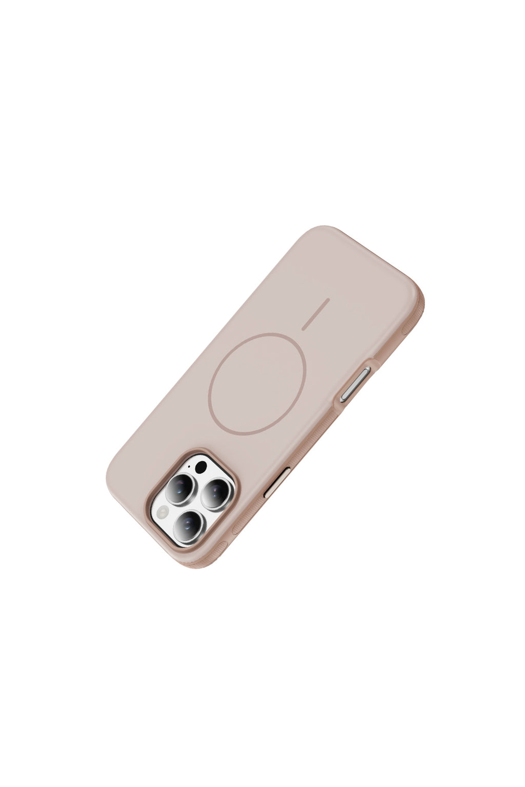 iPhone 16 Pro Max Uyumlu MagSafe Kılıf Kaymaz Mat Parmak İzi Bırakmayan Darbe Korumalı Neksa Kapak - Rose Gold