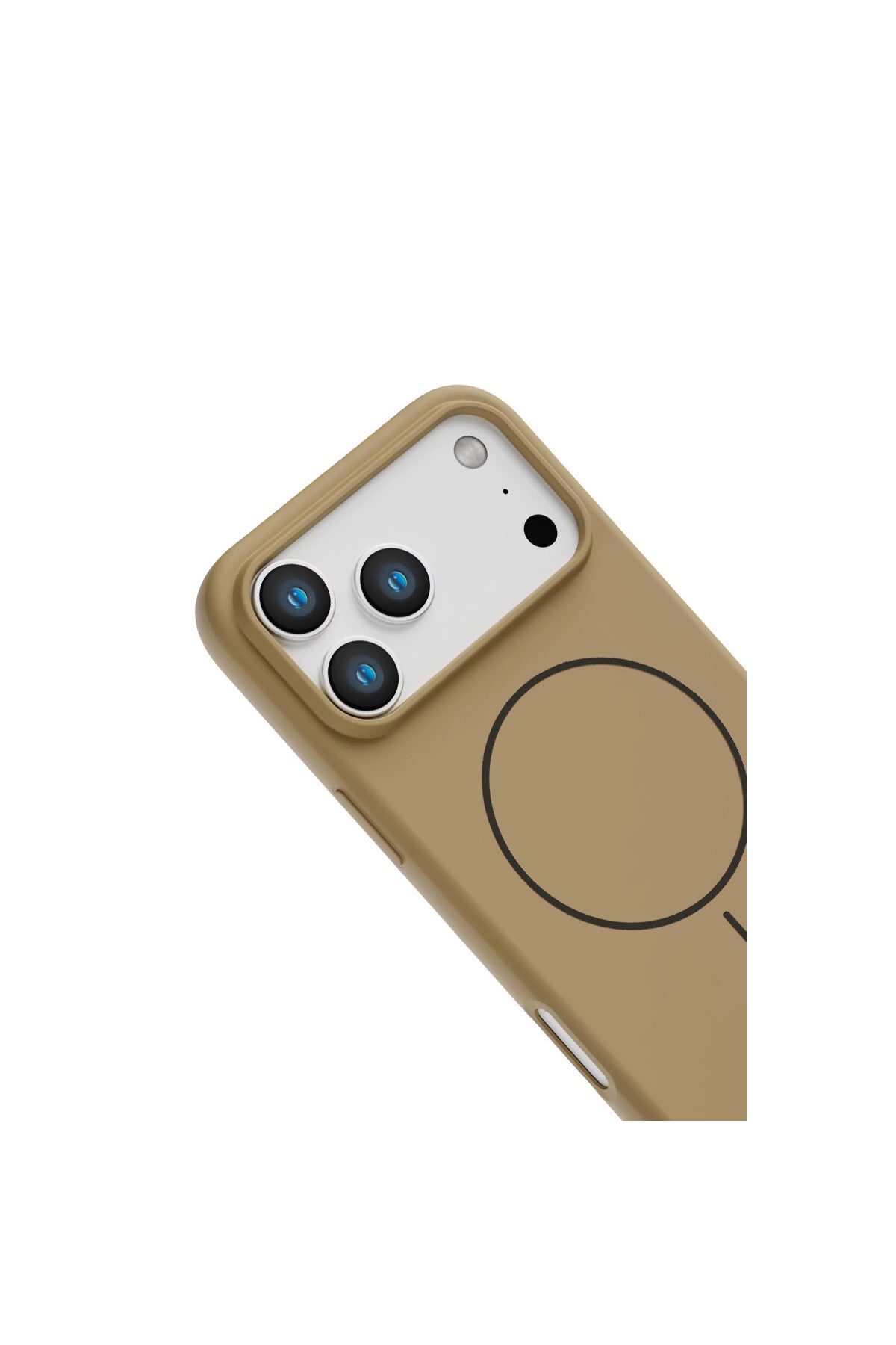 İphone 17 Pro Max Kılıf Kamera Korumalı Mage Safe Özellikli Joko Jully Kapak - Çöl Titanyum