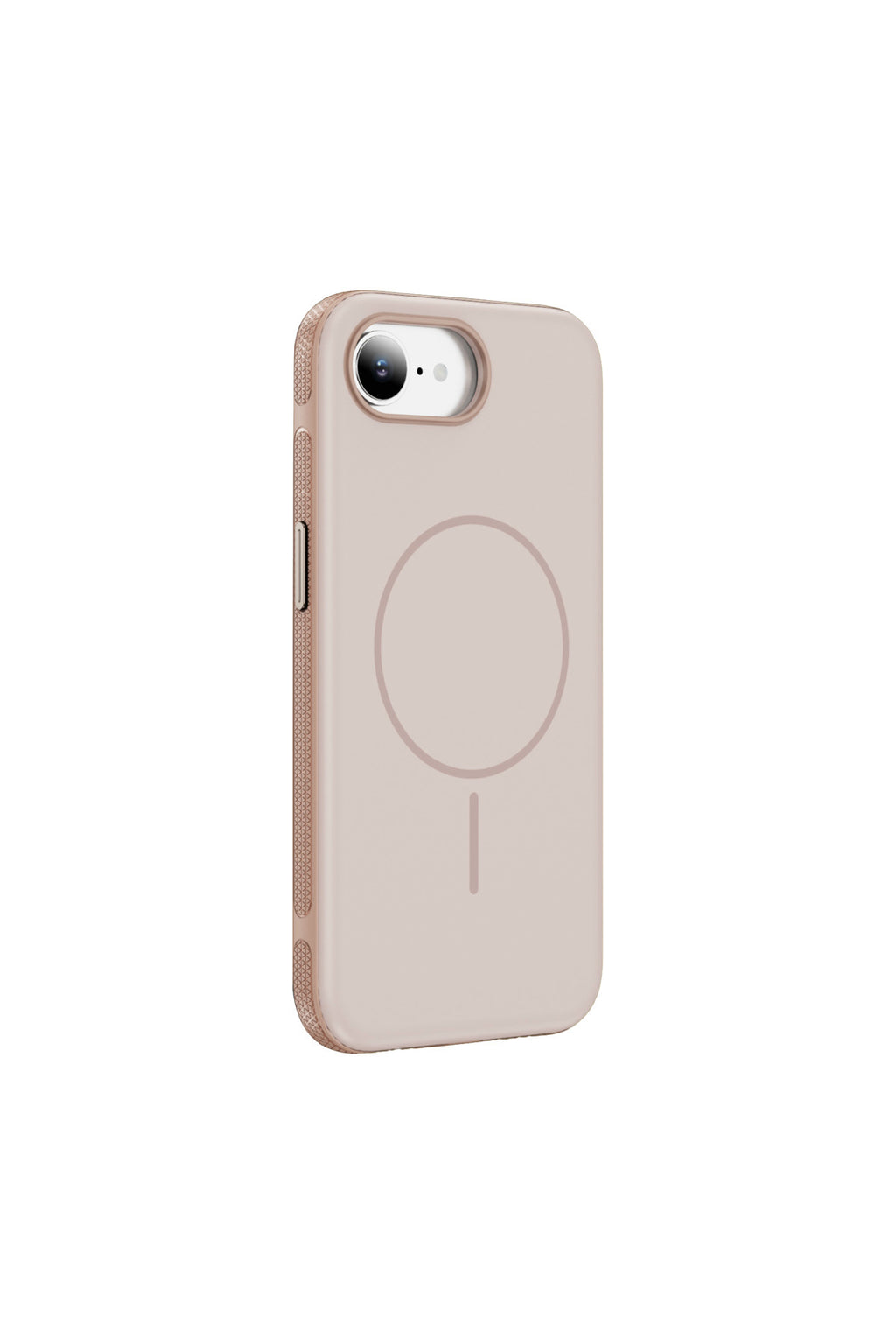 iPhone 16E&17E Uyumlu MagSafe Kılıf Kaymaz Mat Parmak İzi Bırakmayan Darbe Korumalı Neksa Kapak - Rose Gold
