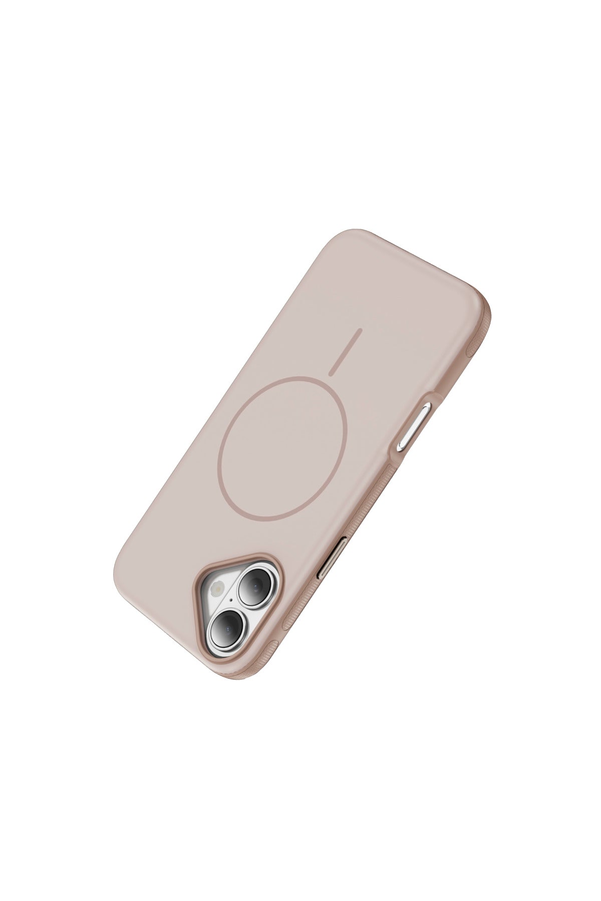 iPhone 17 Uyumlu MagSafe Kılıf Kaymaz Mat Parmak İzi Bırakmayan Darbe Korumalı Neksa Kapak - Rose Gold